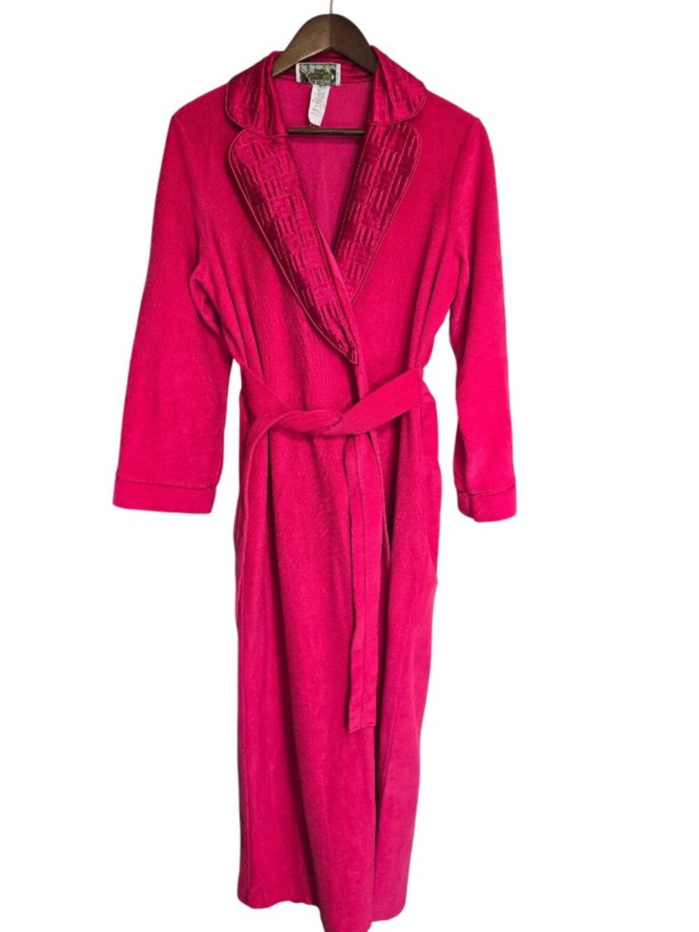 Vintage Sears Best At Home Wear Medium Pink Robe House Coat Magenta